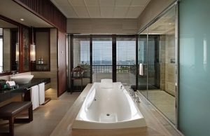 imperial residence bathroom hotel staycation manila | sofitel hotel